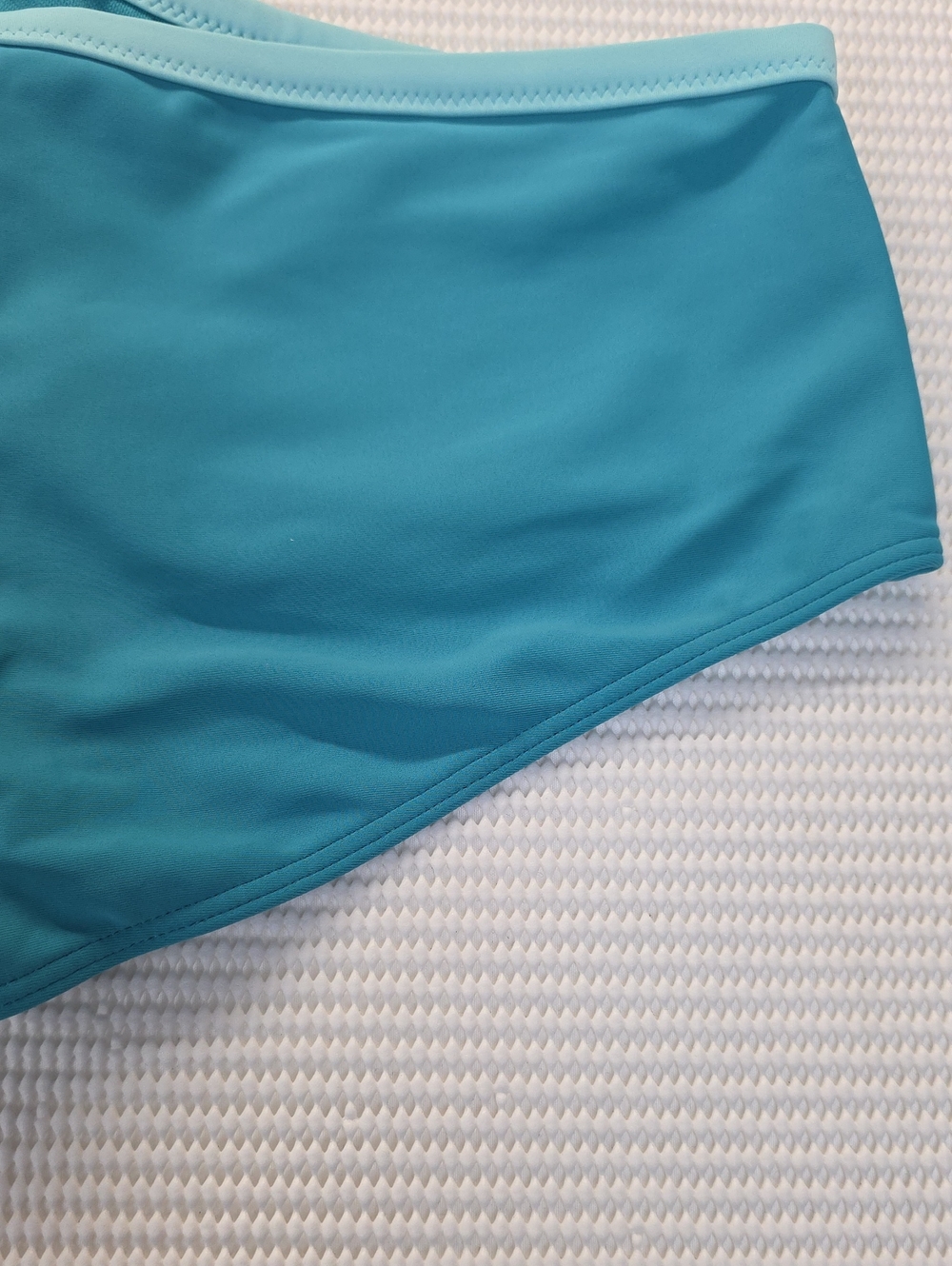 Hollister Teal Bikini Bottoms with Light Teal Trim and Pink Floral Detail Small - Picture 8 of 10